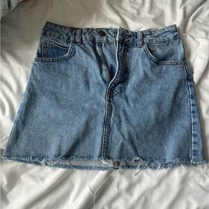 Denim Mini Skirt